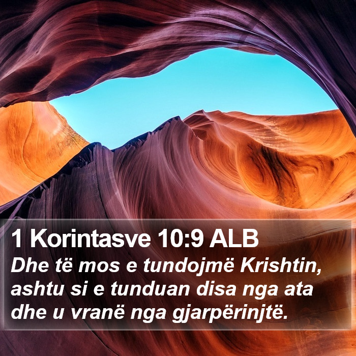 1 Korintasve 10:9 ALB Bible Study