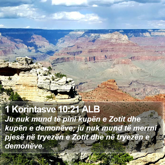 1 Korintasve 10:21 ALB Bible Study