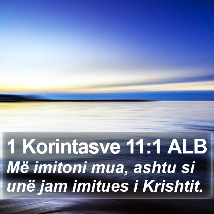 1 Korintasve 11:1 ALB Bible Study