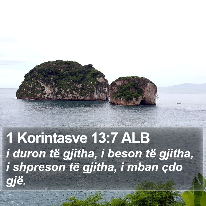 1 Korintasve 13:7 ALB Bible Study