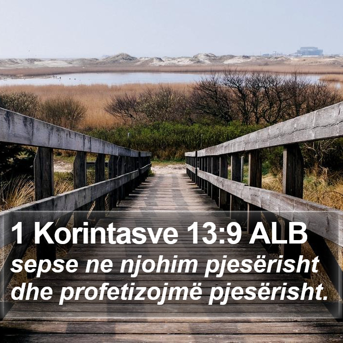 1 Korintasve 13:9 ALB Bible Study