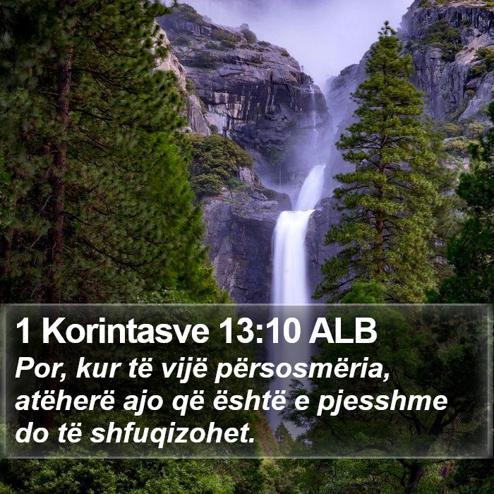 1 Korintasve 13:10 ALB Bible Study