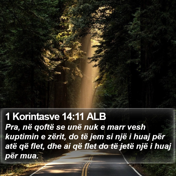 1 Korintasve 14:11 ALB Bible Study