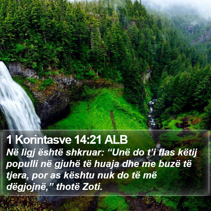 1 Korintasve 14:21 ALB Bible Study