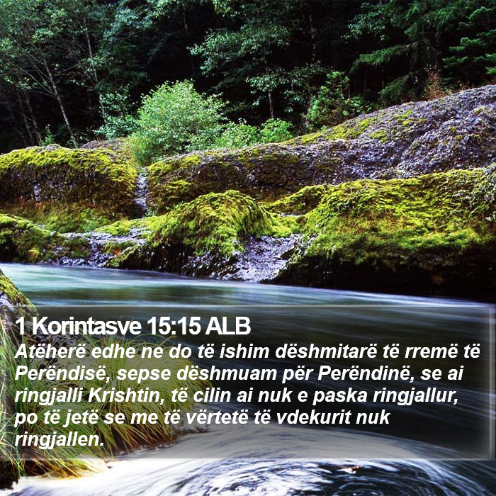 1 Korintasve 15:15 ALB Bible Study