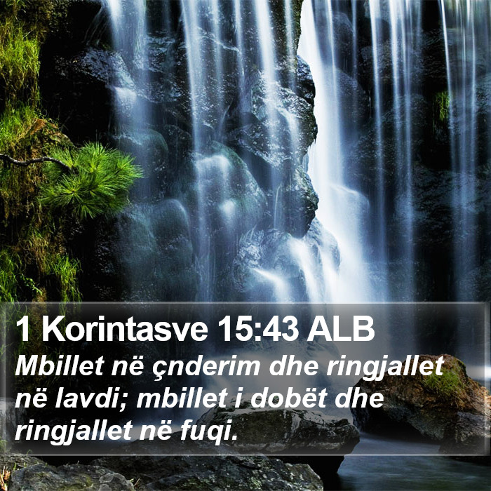 1 Korintasve 15:43 ALB Bible Study