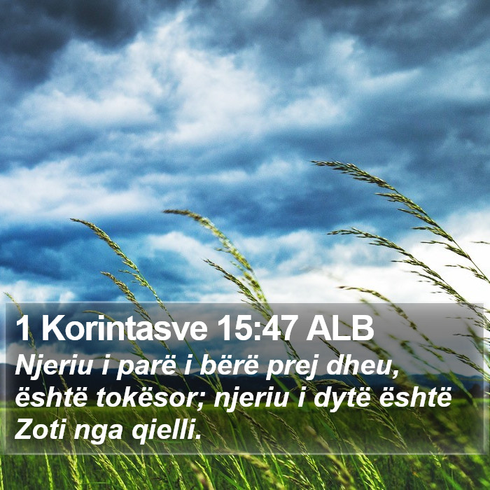 1 Korintasve 15:47 ALB Bible Study