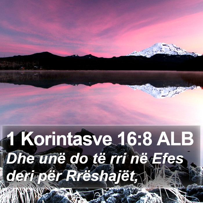 1 Korintasve 16:8 ALB Bible Study