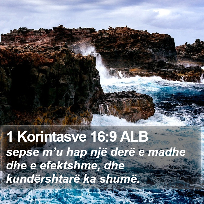 1 Korintasve 16:9 ALB Bible Study