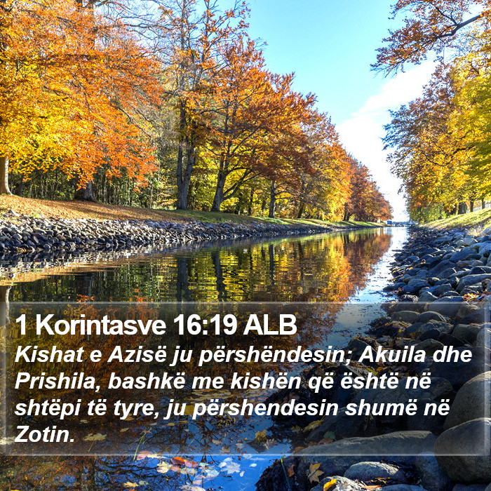 1 Korintasve 16:19 ALB Bible Study