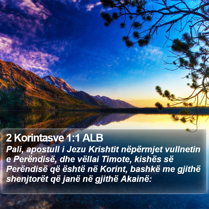 2 Korintasve 1:1 ALB Bible Study