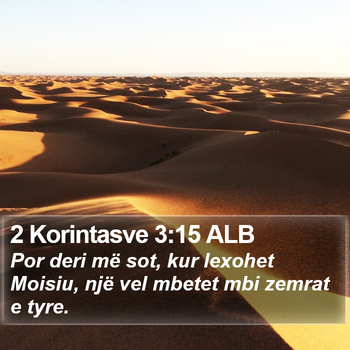 2 Korintasve 3:15 ALB Bible Study