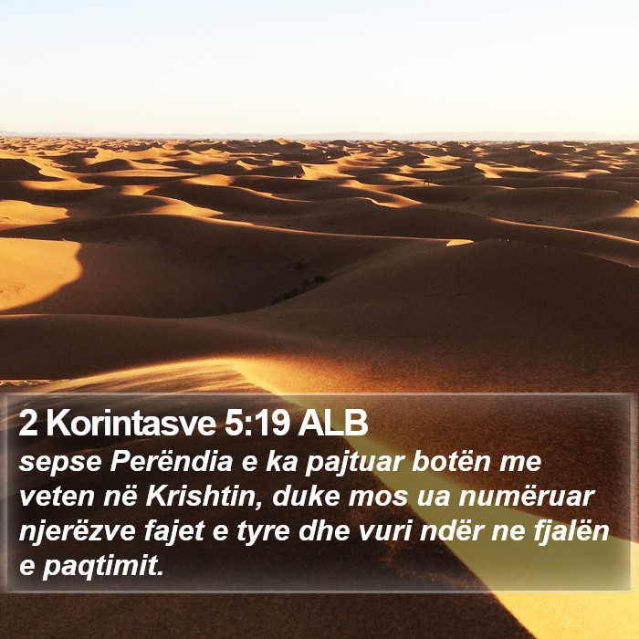 2 Korintasve 5:19 ALB Bible Study