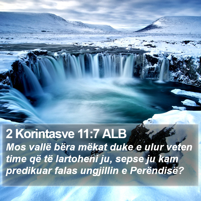 2 Korintasve 11:7 ALB Bible Study