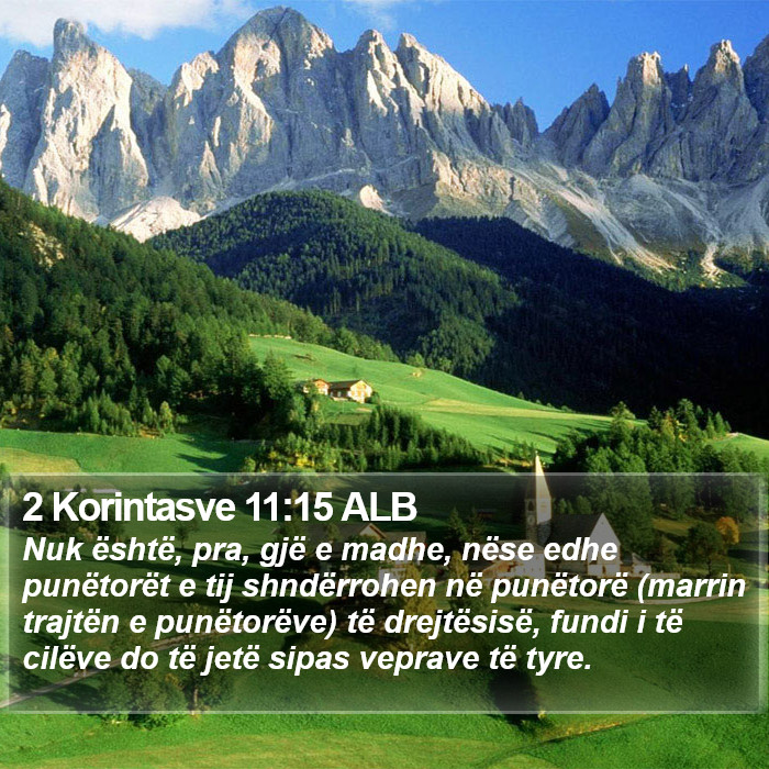 2 Korintasve 11:15 ALB Bible Study