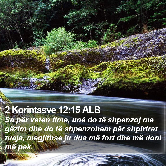 2 Korintasve 12:15 ALB Bible Study