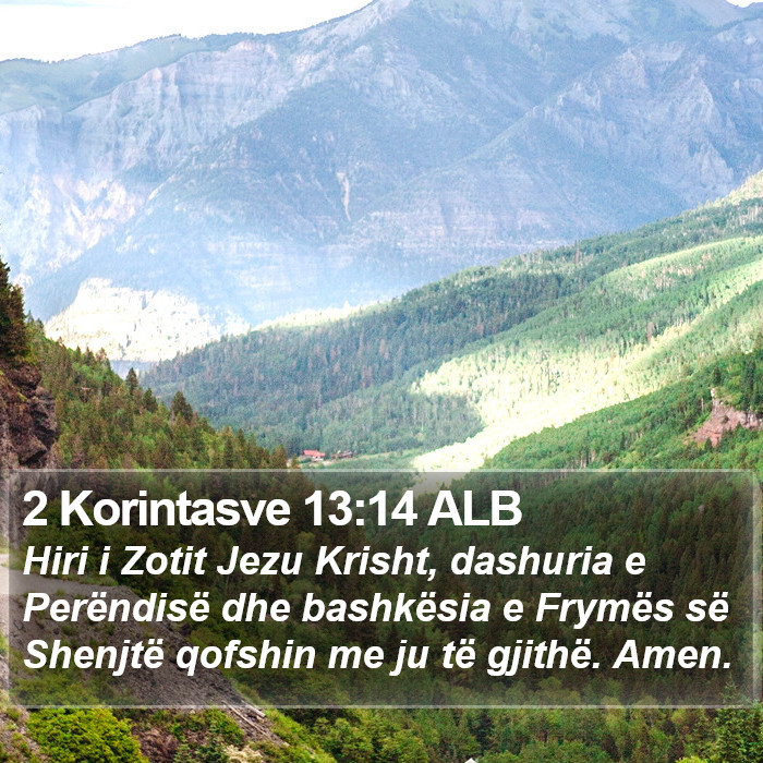 2 Korintasve 13:14 ALB Bible Study