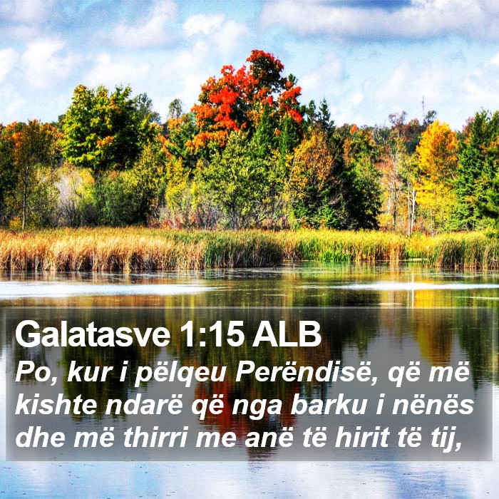 Galatasve 1:15 ALB Bible Study