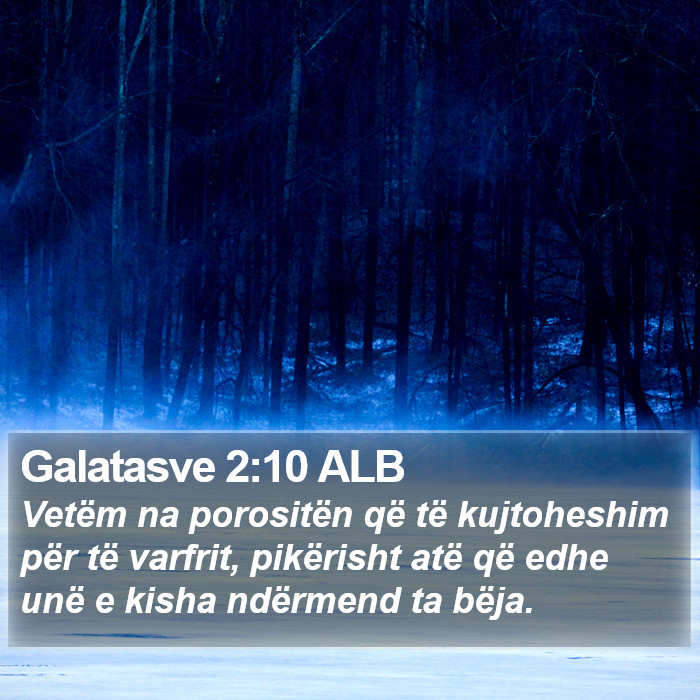 Galatasve 2:10 ALB Bible Study