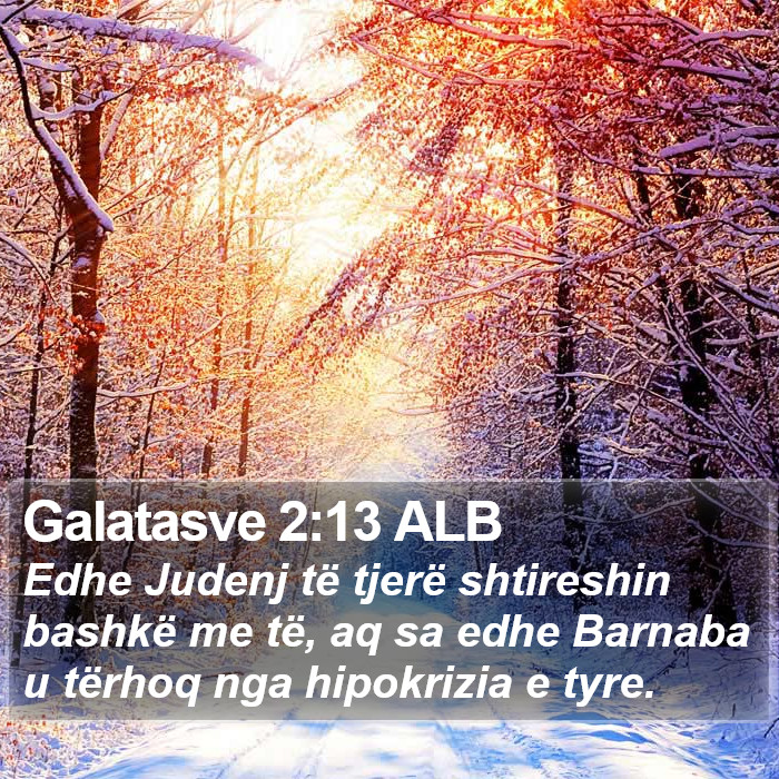 Galatasve 2:13 ALB Bible Study