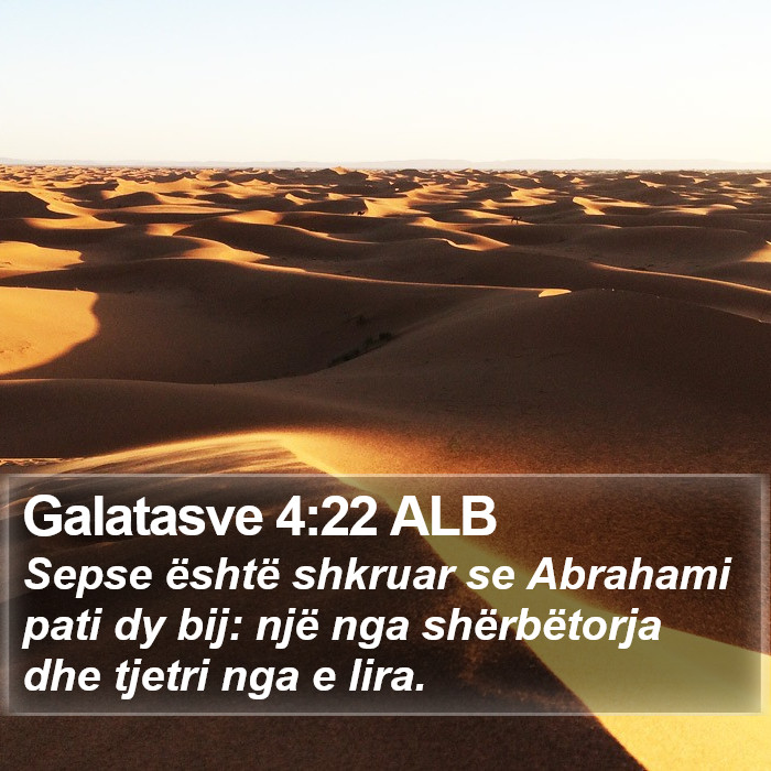 Galatasve 4:22 ALB Bible Study