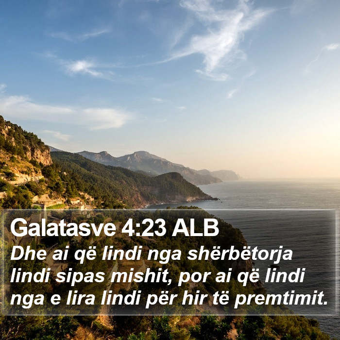 Galatasve 4:23 ALB Bible Study