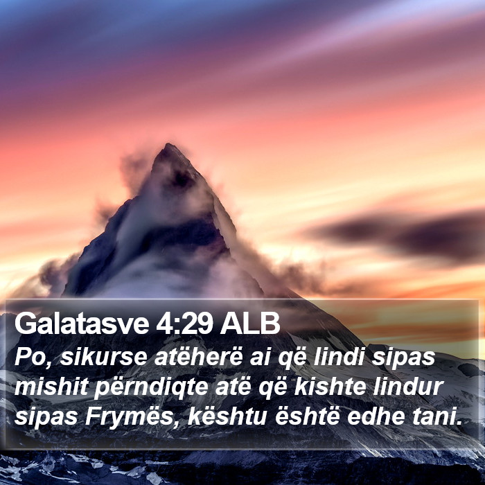 Galatasve 4:29 ALB Bible Study