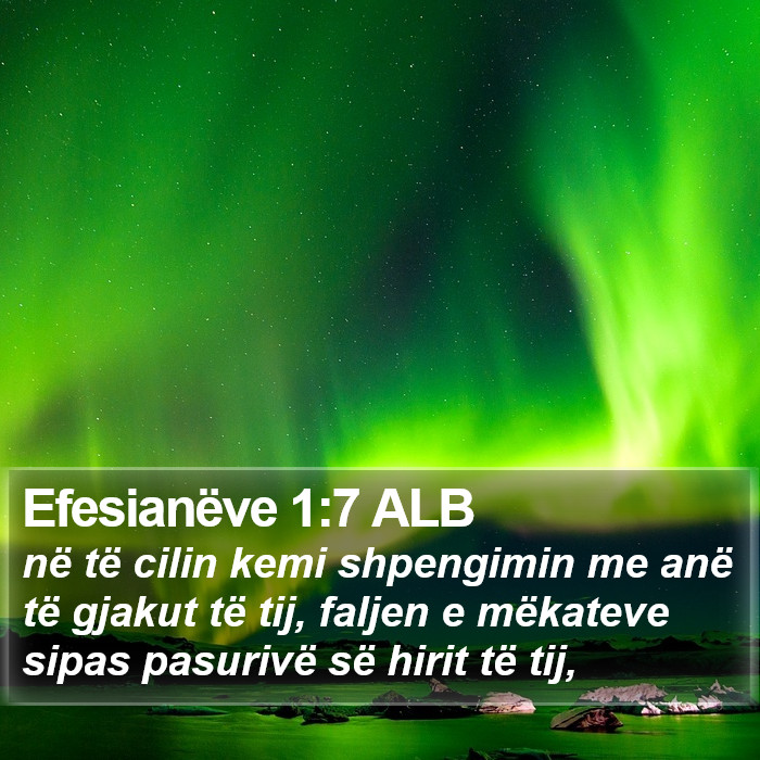 Efesianëve 1:7 ALB Bible Study