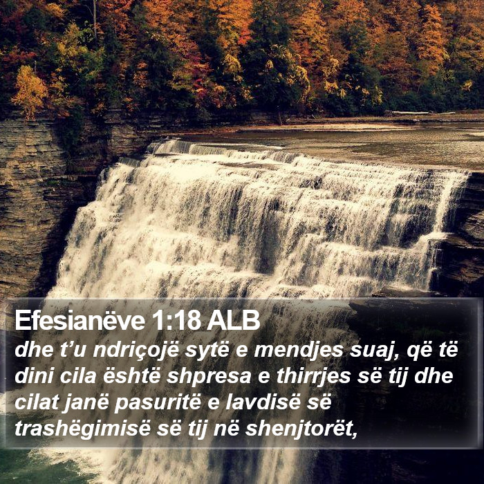 Efesianëve 1:18 ALB Bible Study