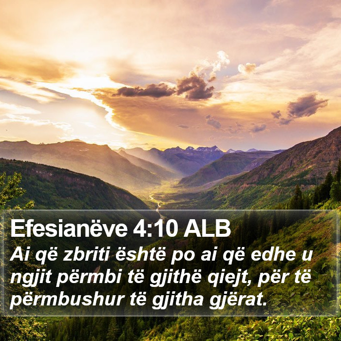 Efesianëve 4:10 ALB Bible Study
