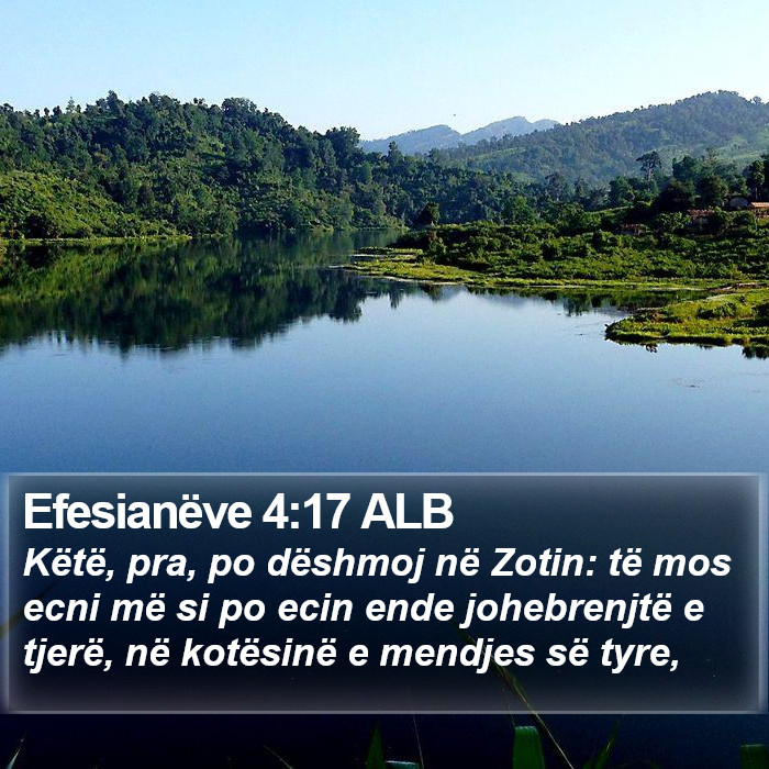 Efesianëve 4:17 ALB Bible Study