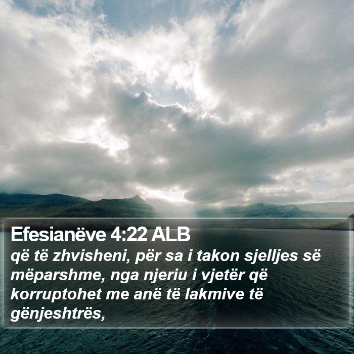 Efesianëve 4:22 ALB Bible Study