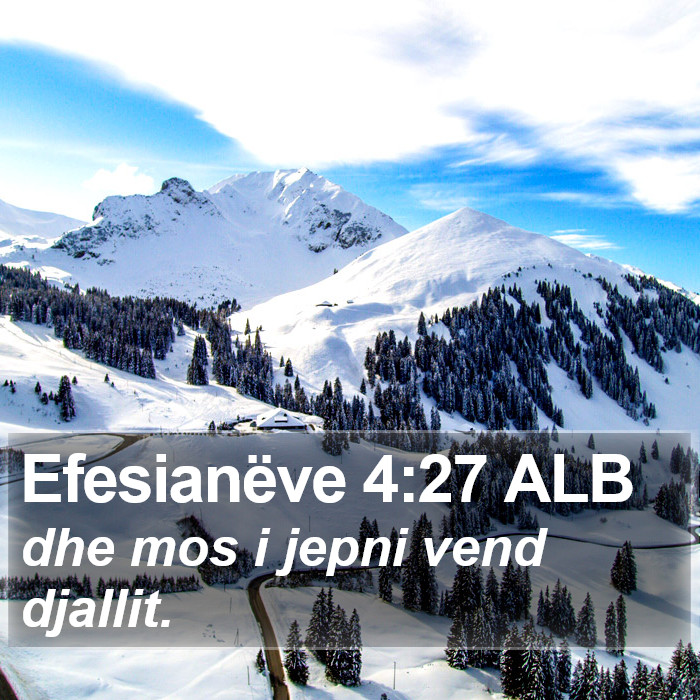 Efesianëve 4:27 ALB Bible Study