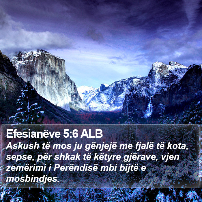 Efesianëve 5:6 ALB Bible Study