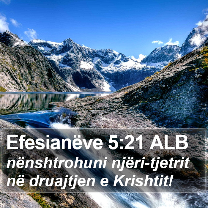 Efesianëve 5:21 ALB Bible Study