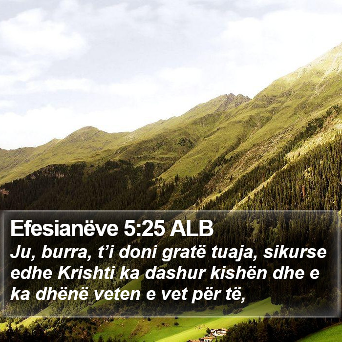 Efesianëve 5:25 ALB Bible Study