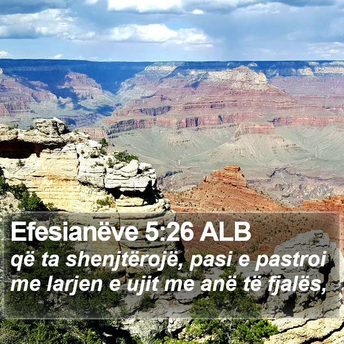 Efesianëve 5:26 ALB Bible Study