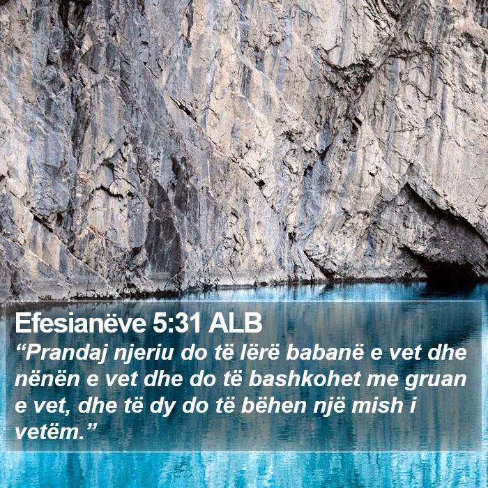 Efesianëve 5:31 ALB Bible Study