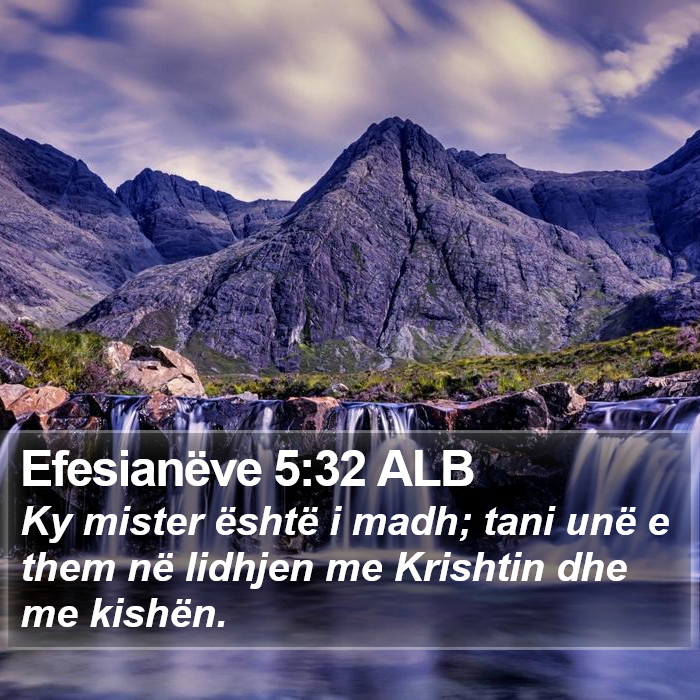 Efesianëve 5:32 ALB Bible Study