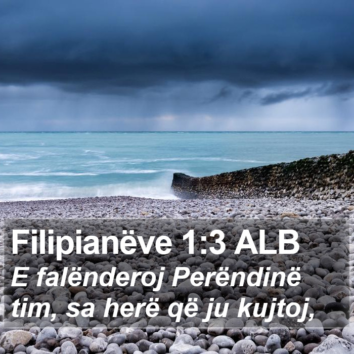 Filipianëve 1:3 ALB Bible Study