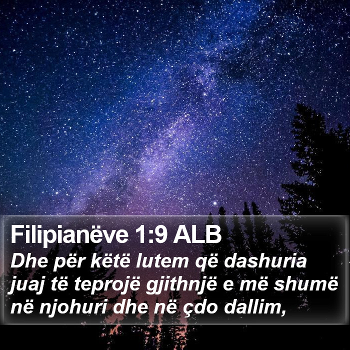 Filipianëve 1:9 ALB Bible Study