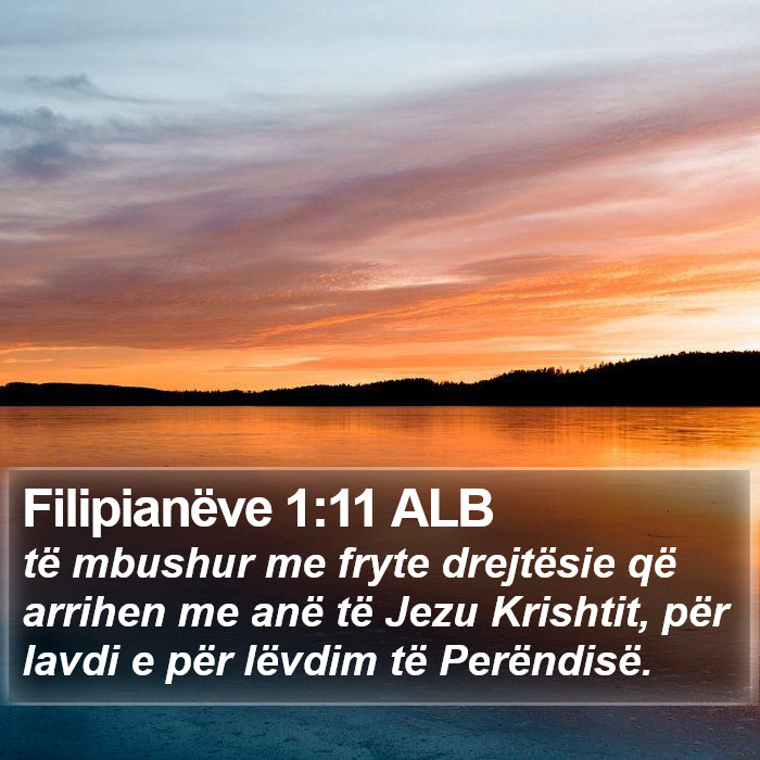 Filipianëve 1:11 ALB Bible Study