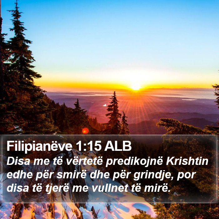 Filipianëve 1:15 ALB Bible Study