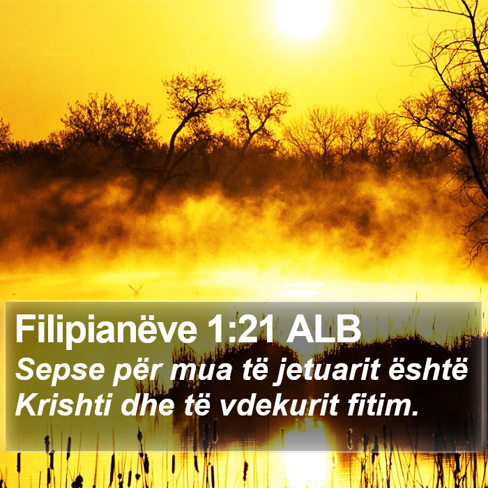 Filipianëve 1:21 ALB Bible Study