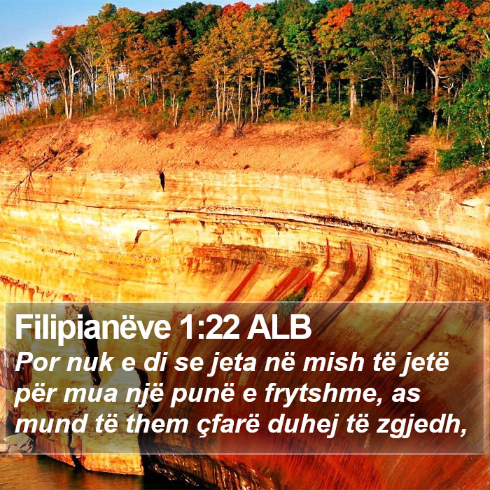 Filipianëve 1:22 ALB Bible Study