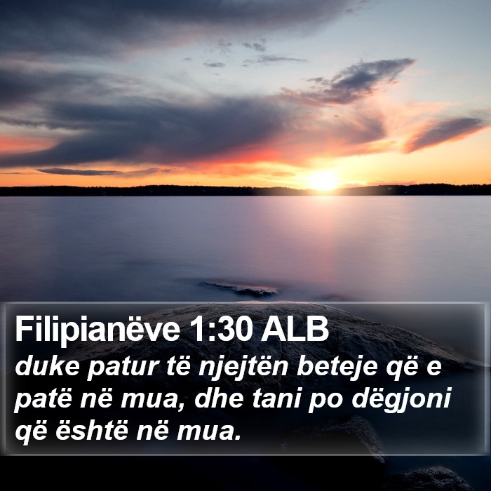 Filipianëve 1:30 ALB Bible Study