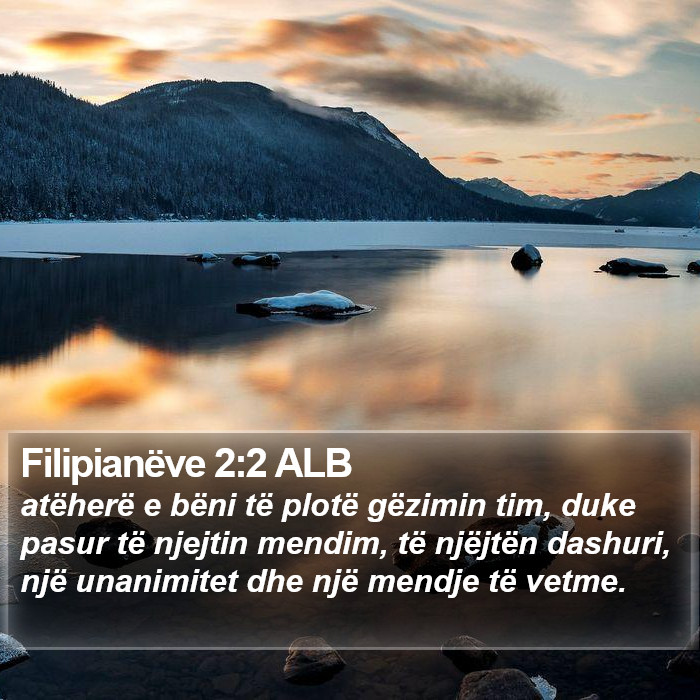 Filipianëve 2:2 ALB Bible Study