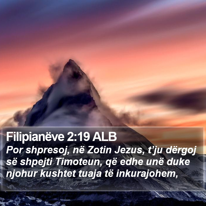 Filipianëve 2:19 ALB Bible Study