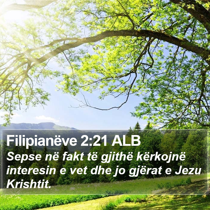 Filipianëve 2:21 ALB Bible Study