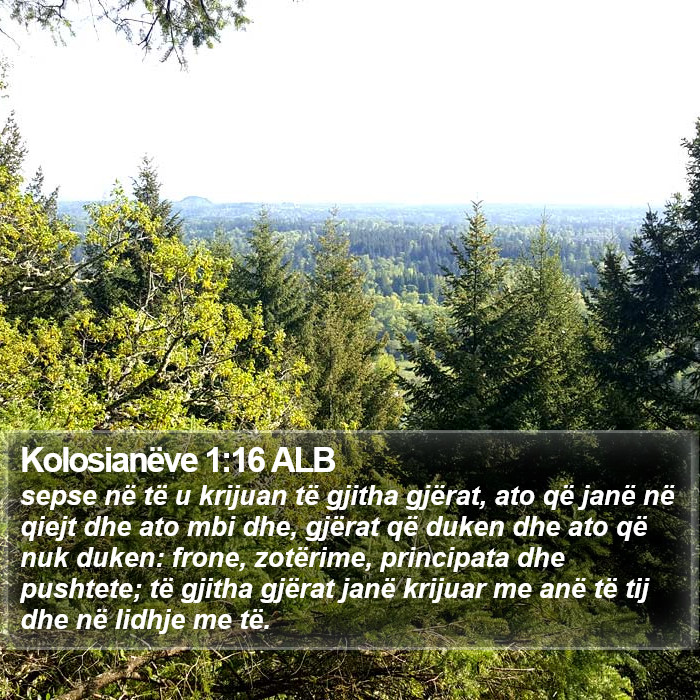 Kolosianëve 1:16 ALB Bible Study